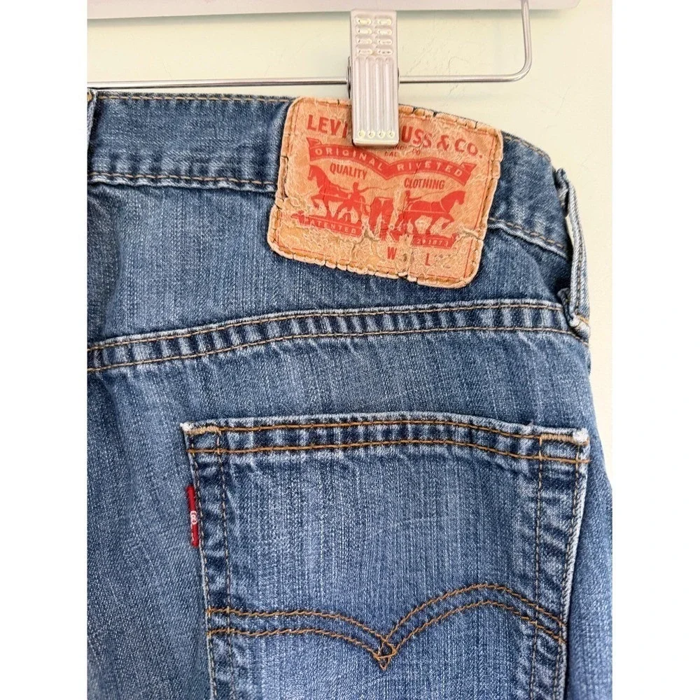Levi's 511 Slim Fit Jeans Mens 30x32 Blue Denim Casual Classic Cotton Faded